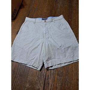 Waist Size 30 Coastal Cotton Tan Khaki Island Shorts with Pockets